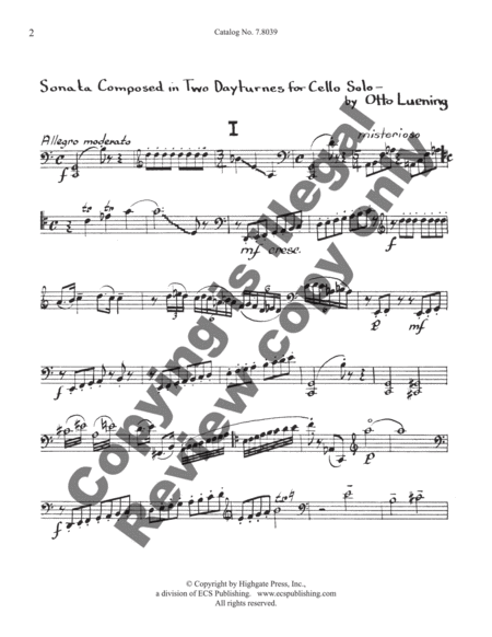 Sonata Composed in Two Dayturns