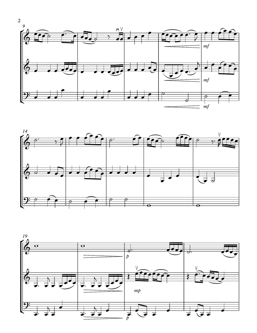 (everything I Do) I Do It For You String Trio scores gallery preview page 2