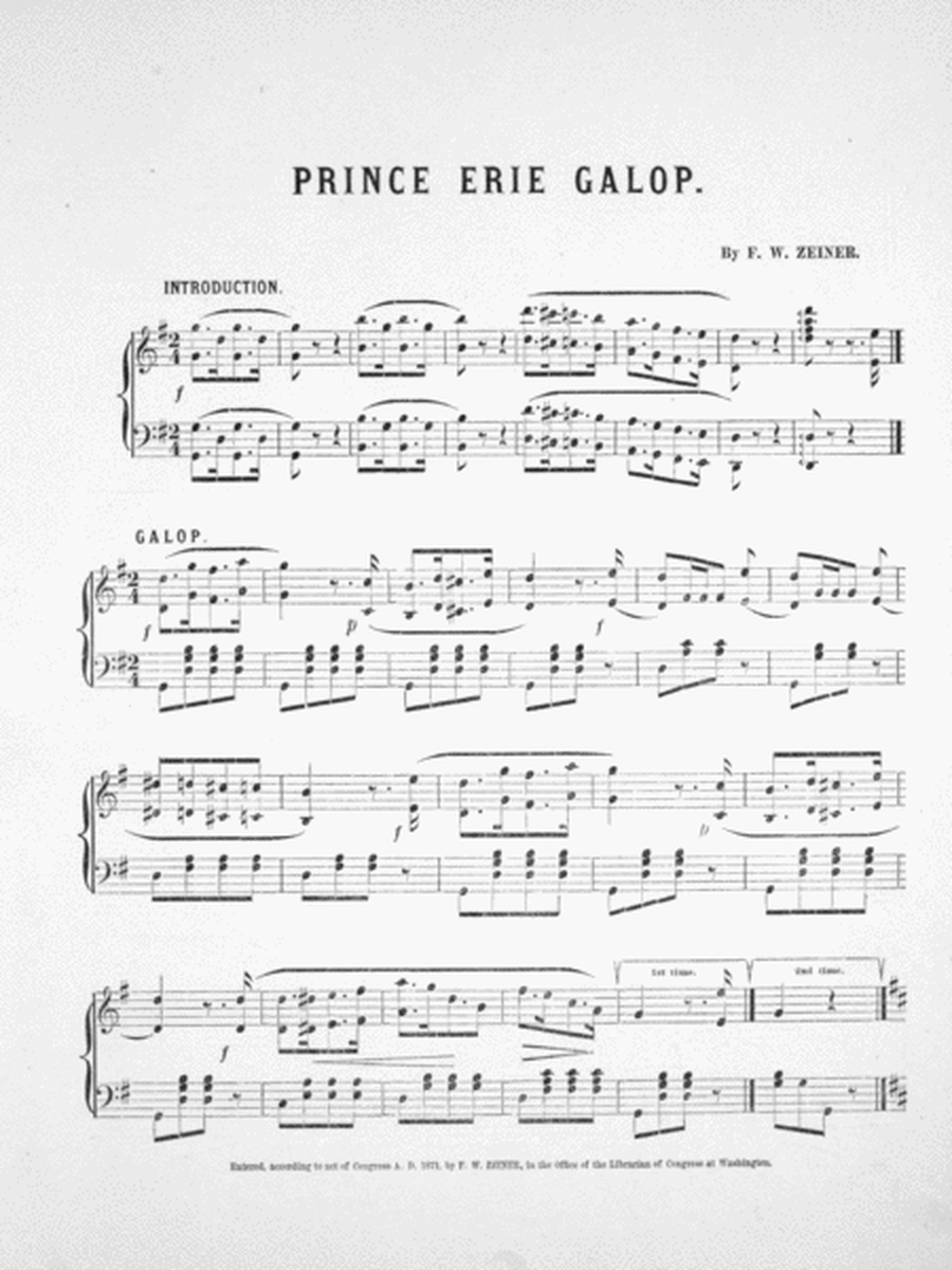 The Prince Erie Galop