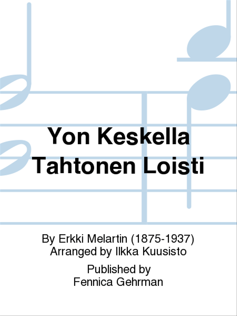 Yön keskellä tähtönen loisti / Du strålande Betlehemsstjärna Orchestra scores gallery preview page 1