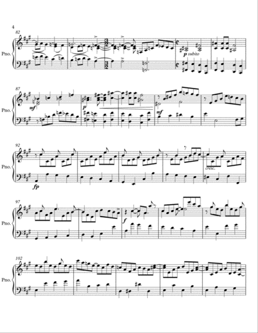 Syncopated Suite #2, op. 54 Piano Solo scores gallery preview page 4