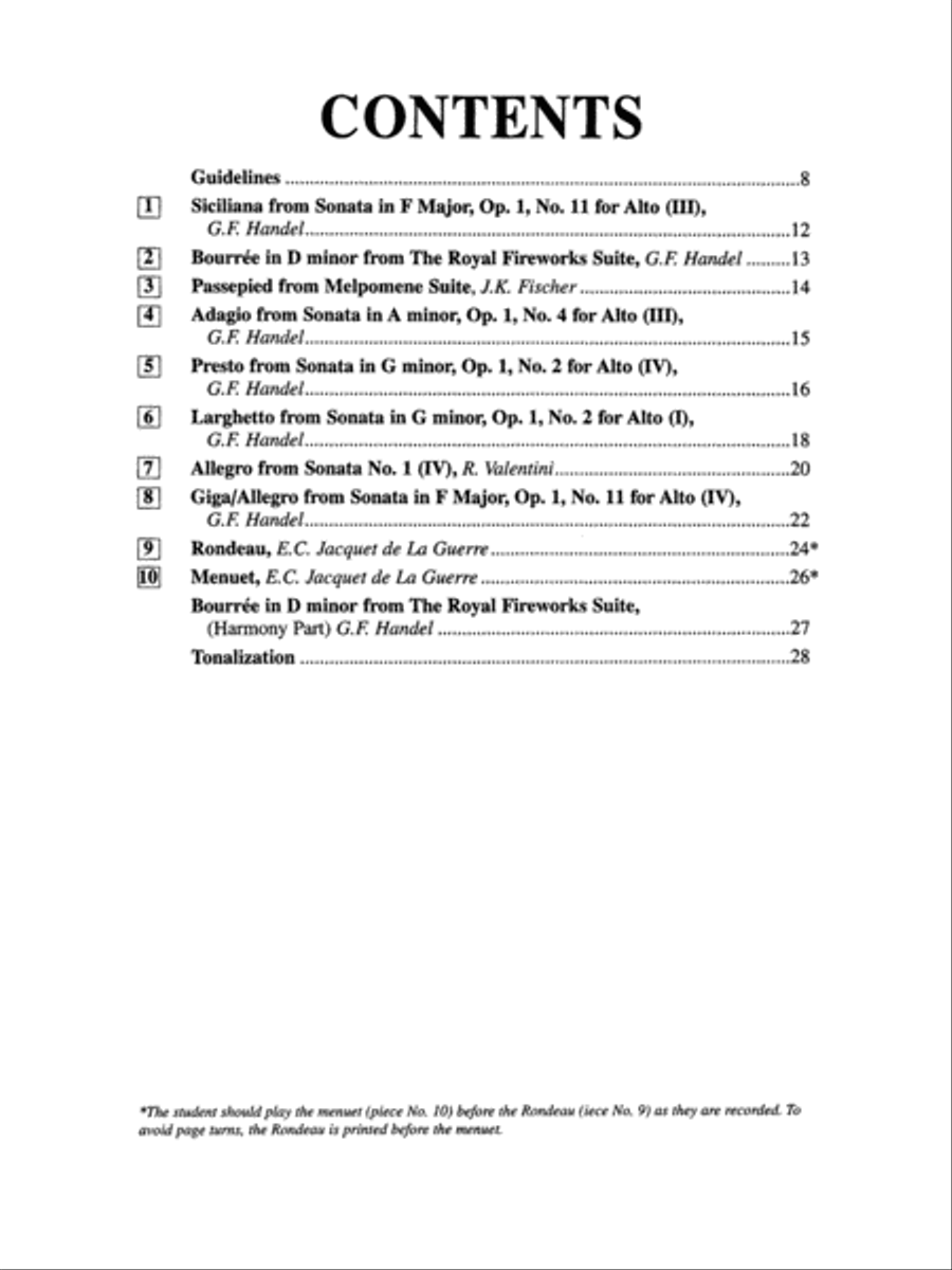 Suzuki Recorder School (Soprano Recorder), Volume 3 Soprano Recorder scores gallery preview page 6
