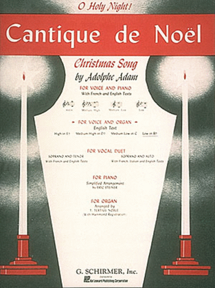 Book cover for Cantique de Noël (O Holy Night)