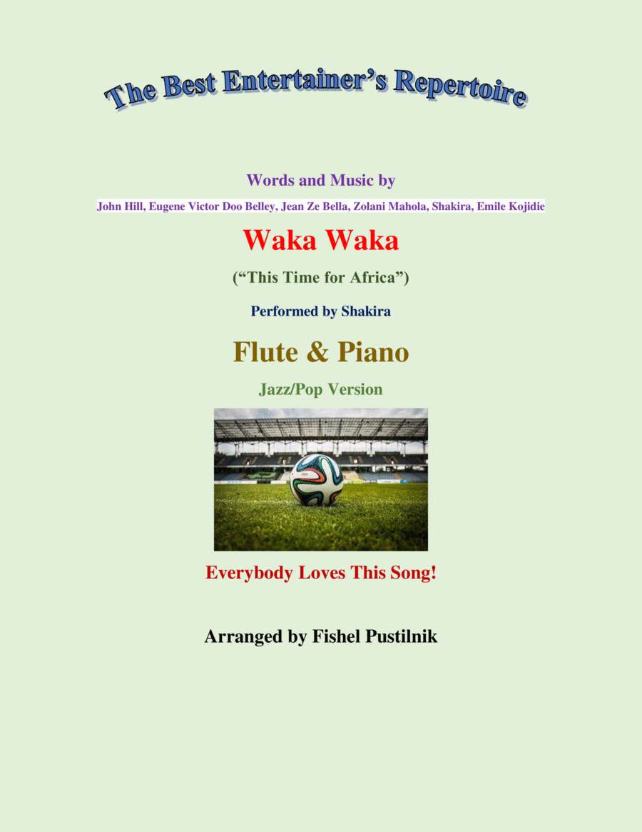 Waka Waka (this Time For Africa) Flute Solo scores gallery preview page 1