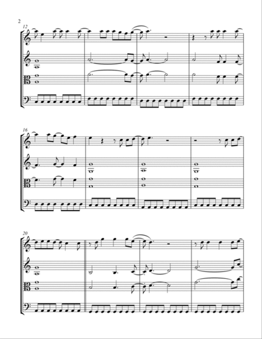 Dancing In The Dark Dancing In The Dark String Trio scores gallery preview page 2