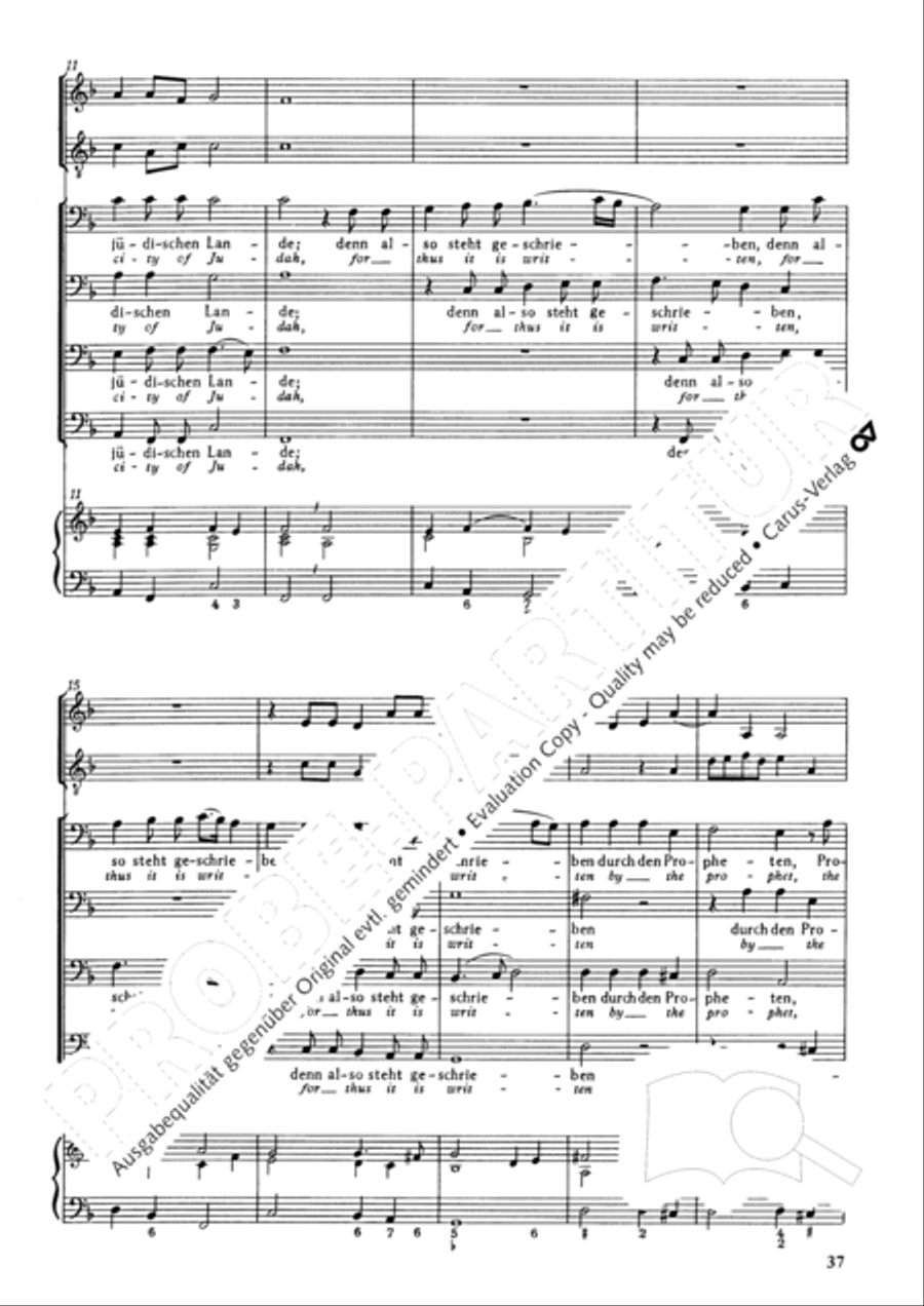 Christmas History (Weihnachts-Historie, SWV 435) Score scores gallery preview page 38