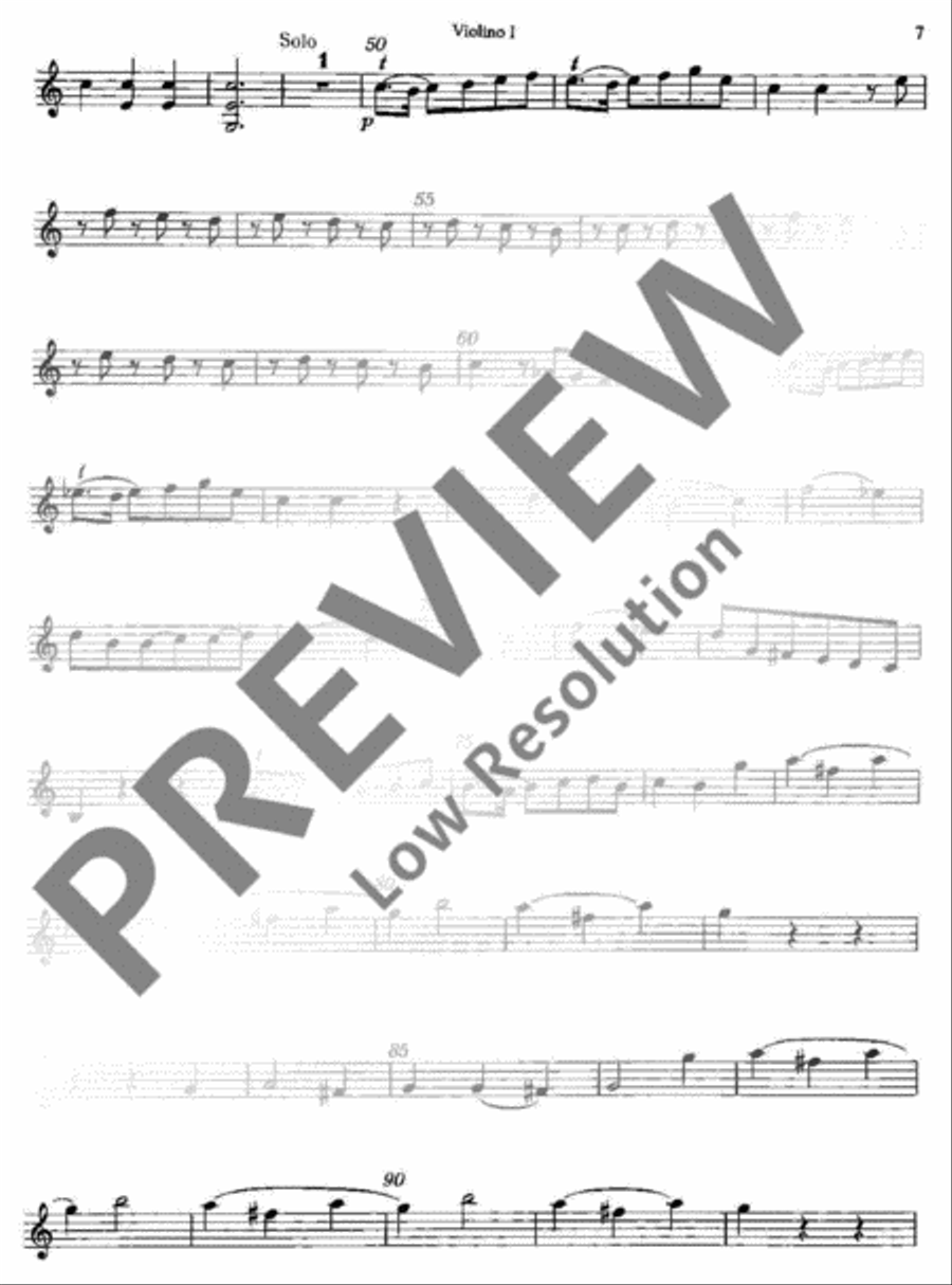 Concerto No. 1 C Major Violin scores gallery preview page 8