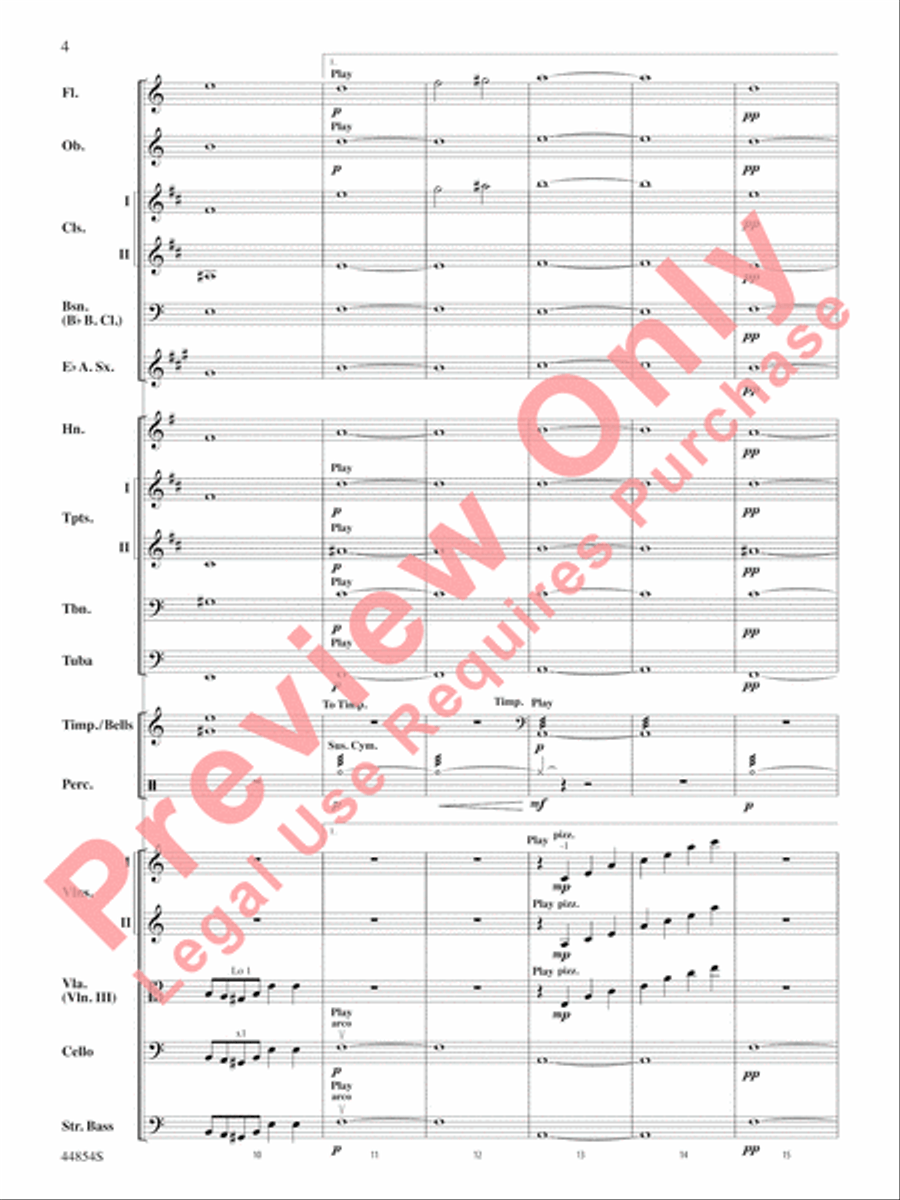 Romeo and Juliet Overture Full Orchestra scores gallery preview page 5