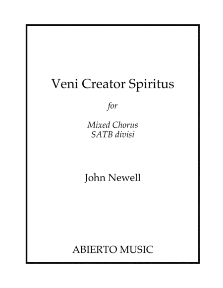 Veni Creator Spiritus image number null