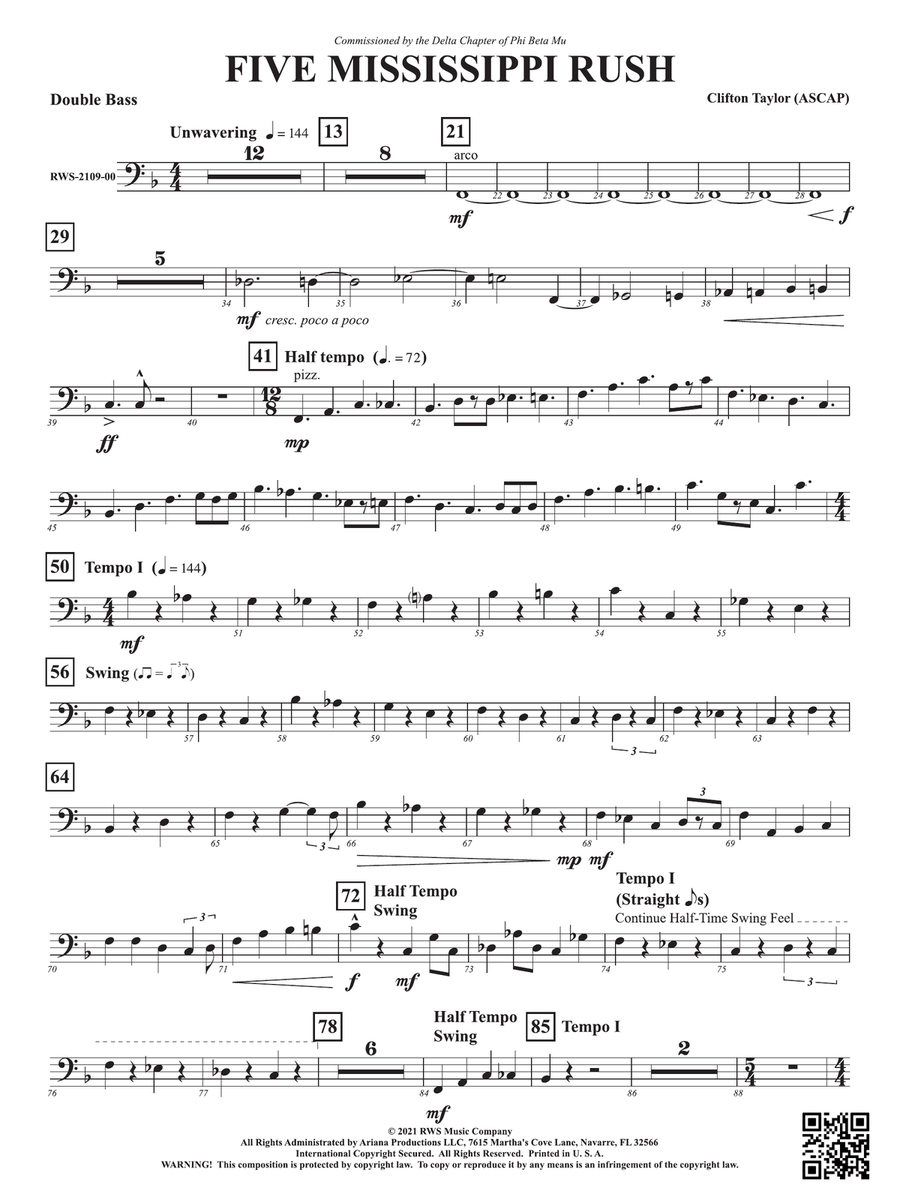 Five Mississippi Rush: String Bass