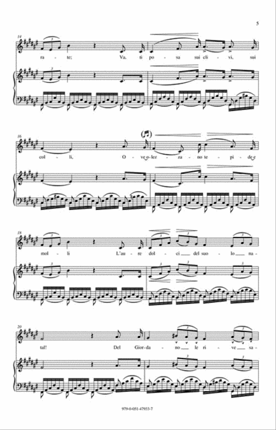 Va, Pensiero 4-Part scores gallery preview page 3