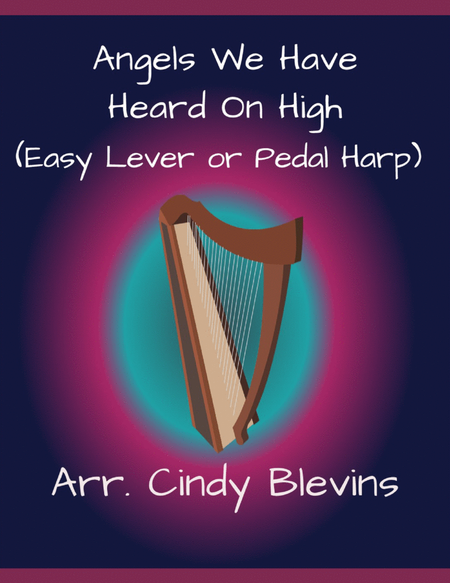 Angels We Have Heard On High, for Easy Harp Solo image number null