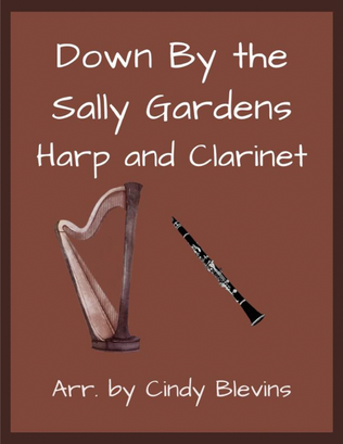 Book cover for Down By the Sally Gardens, for Harp and Clarinet