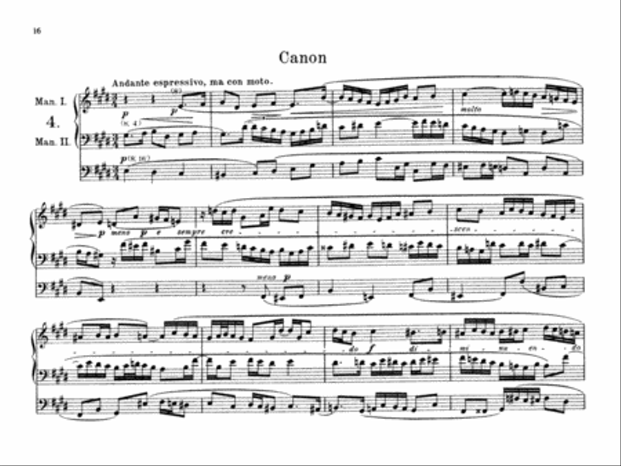 Reger: Organ Works, Op. 59 Organ scores gallery preview page 1