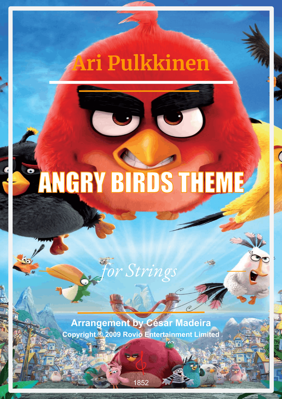 Angry Birds Theme - Score Only Chamber Music scores gallery preview page 1