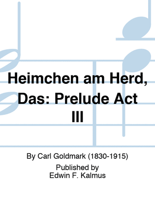 Heimchen am Herd, Das: Prelude Act III