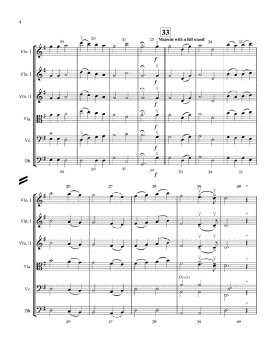 Holiday Medley Chamber Orchestra scores gallery preview page 5