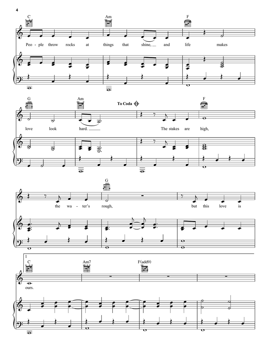 Ours Acoustic Guitar scores gallery preview page 4
