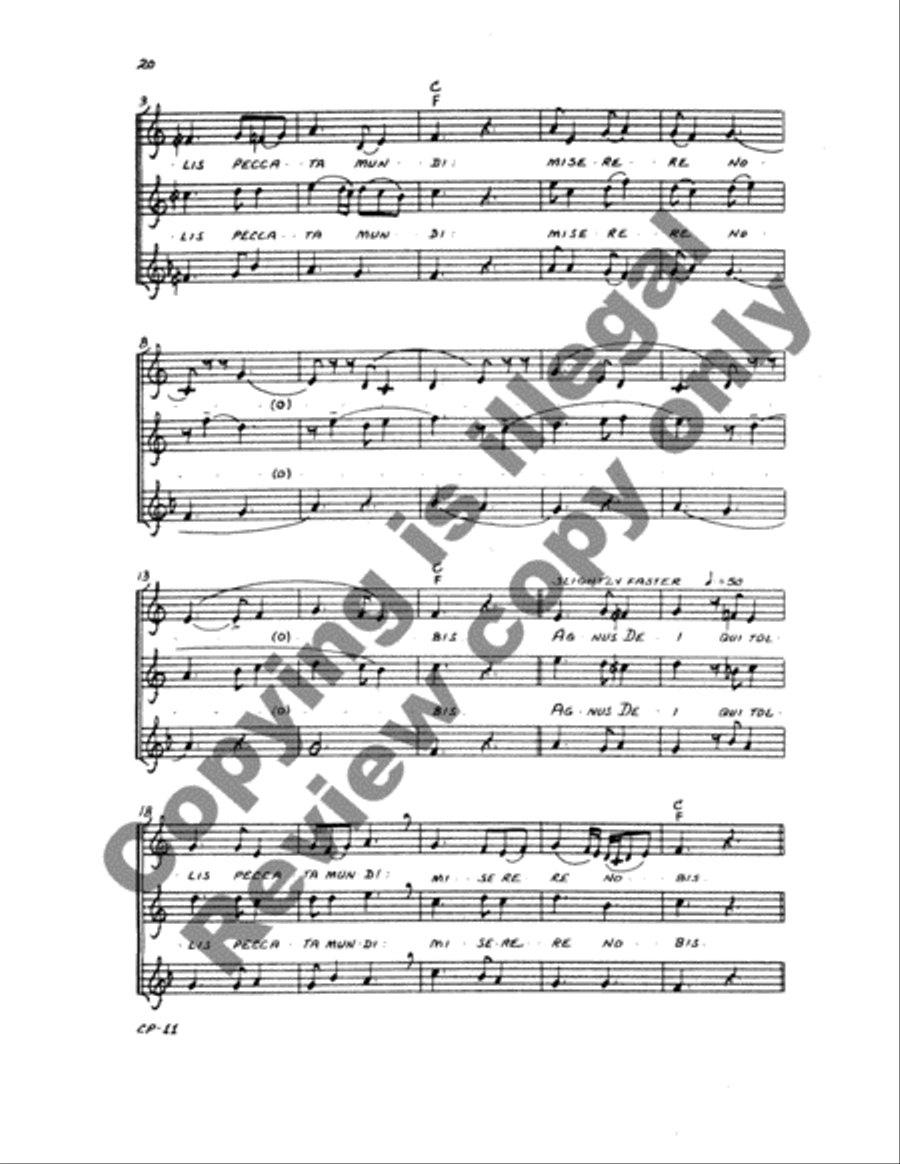 Mass of Tournai Mass of Tournai 3-Part scores gallery preview page 40