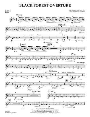 Black Forest Overture - Pt.3 - Violin