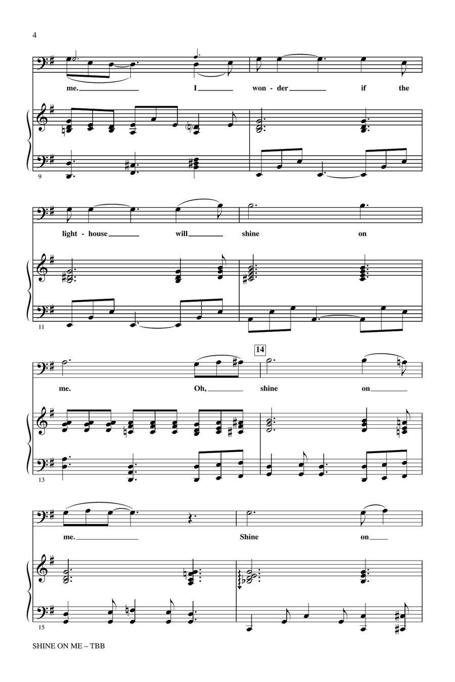 Shine On Me Shine On Me 3-Part scores gallery preview page 2