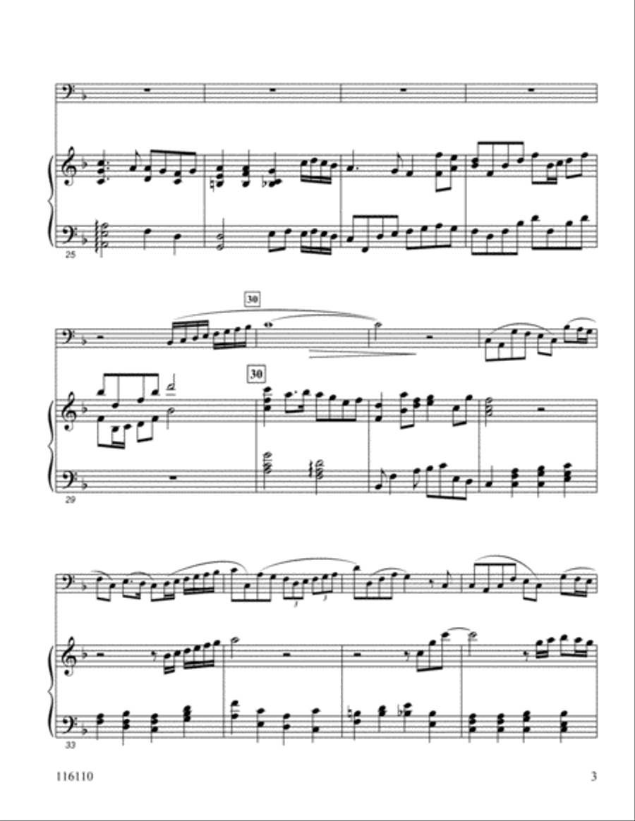 He Leadeth Me He Leadeth Me Bassoon Solo scores gallery preview page 3