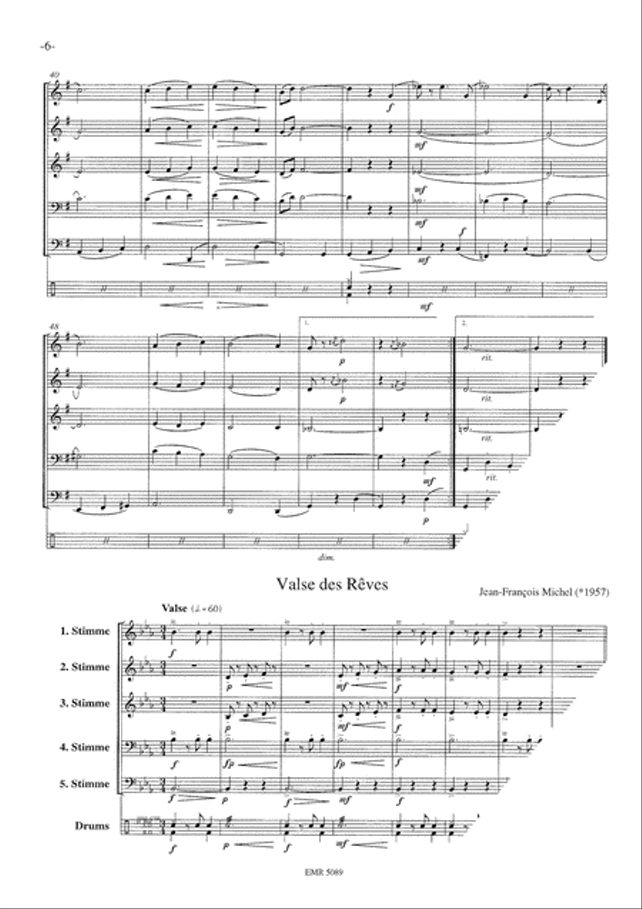 Quintett Album Vol. 10 Concert Band scores gallery preview page 6