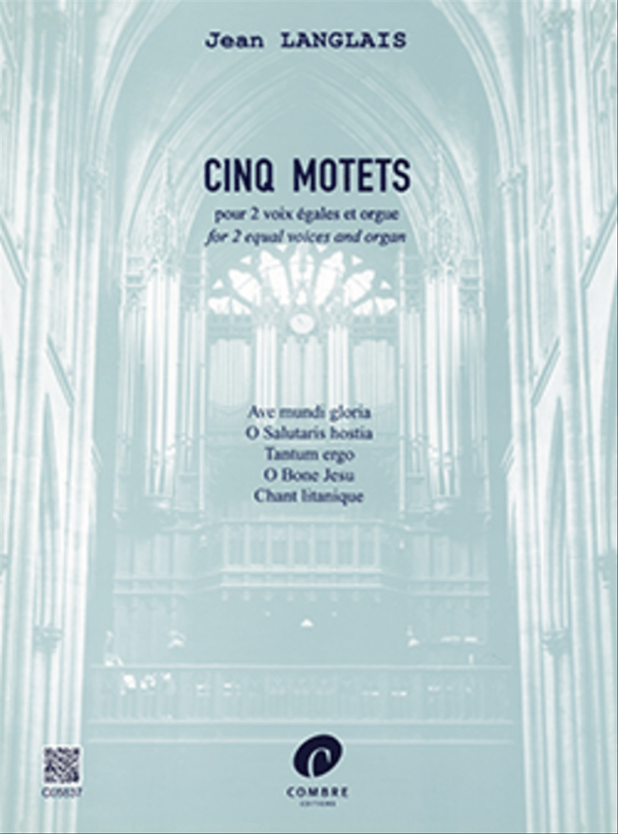 Motets (5) Organ Accompaniment scores gallery preview page 1