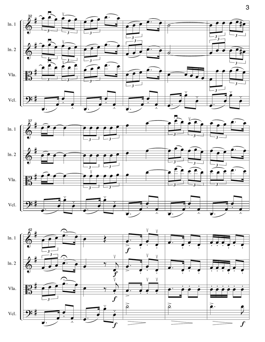 La Paloma String Quartet scores gallery preview page 4