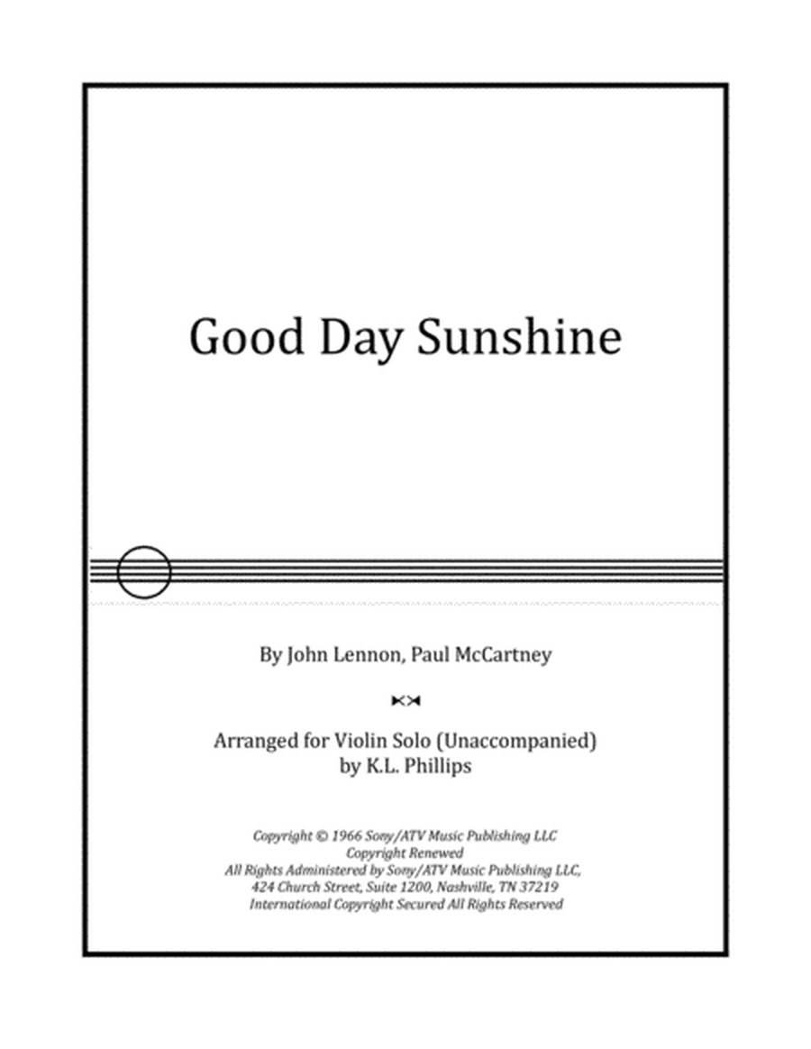Good Day Sunshine image number null