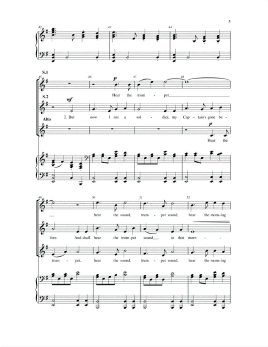 The Morning Trumpet The Morning Trumpet SSA scores gallery preview page 4