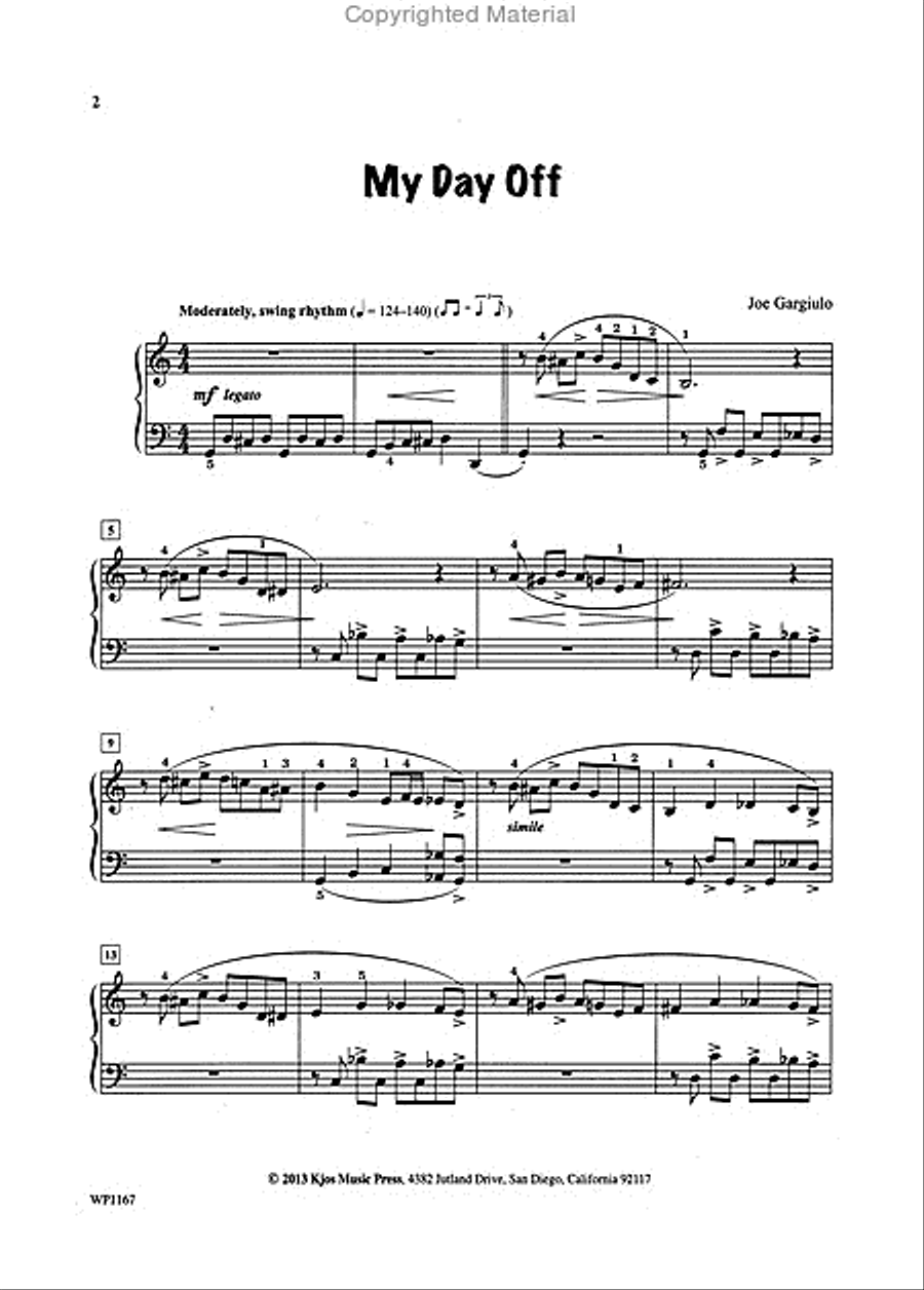 Mostly Jazz Mostly Jazz Piano Solo scores gallery preview page 2