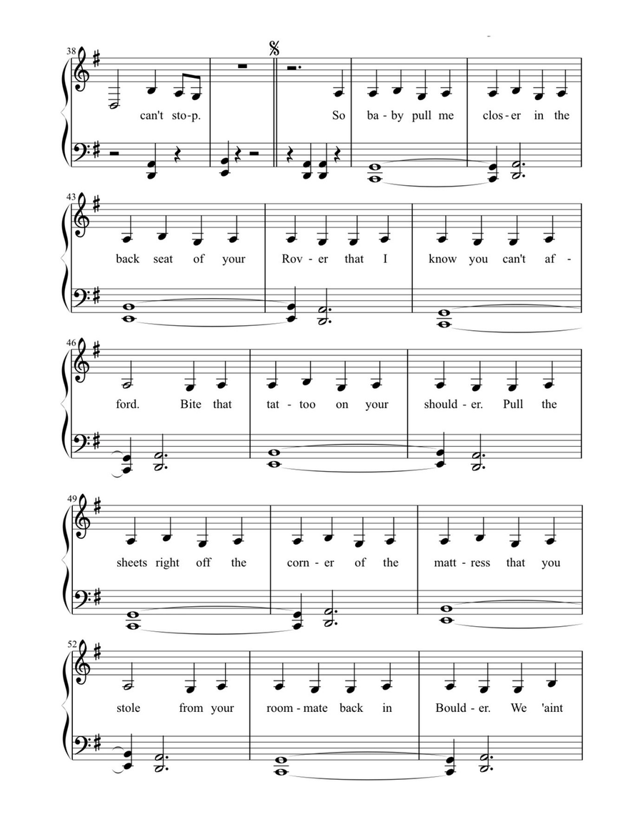 Closer Easy Piano scores gallery preview page 2