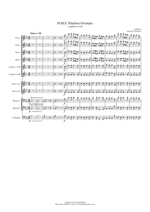 Sullivan: Overture to "H.M.S. Pinafore" - symphonic wind