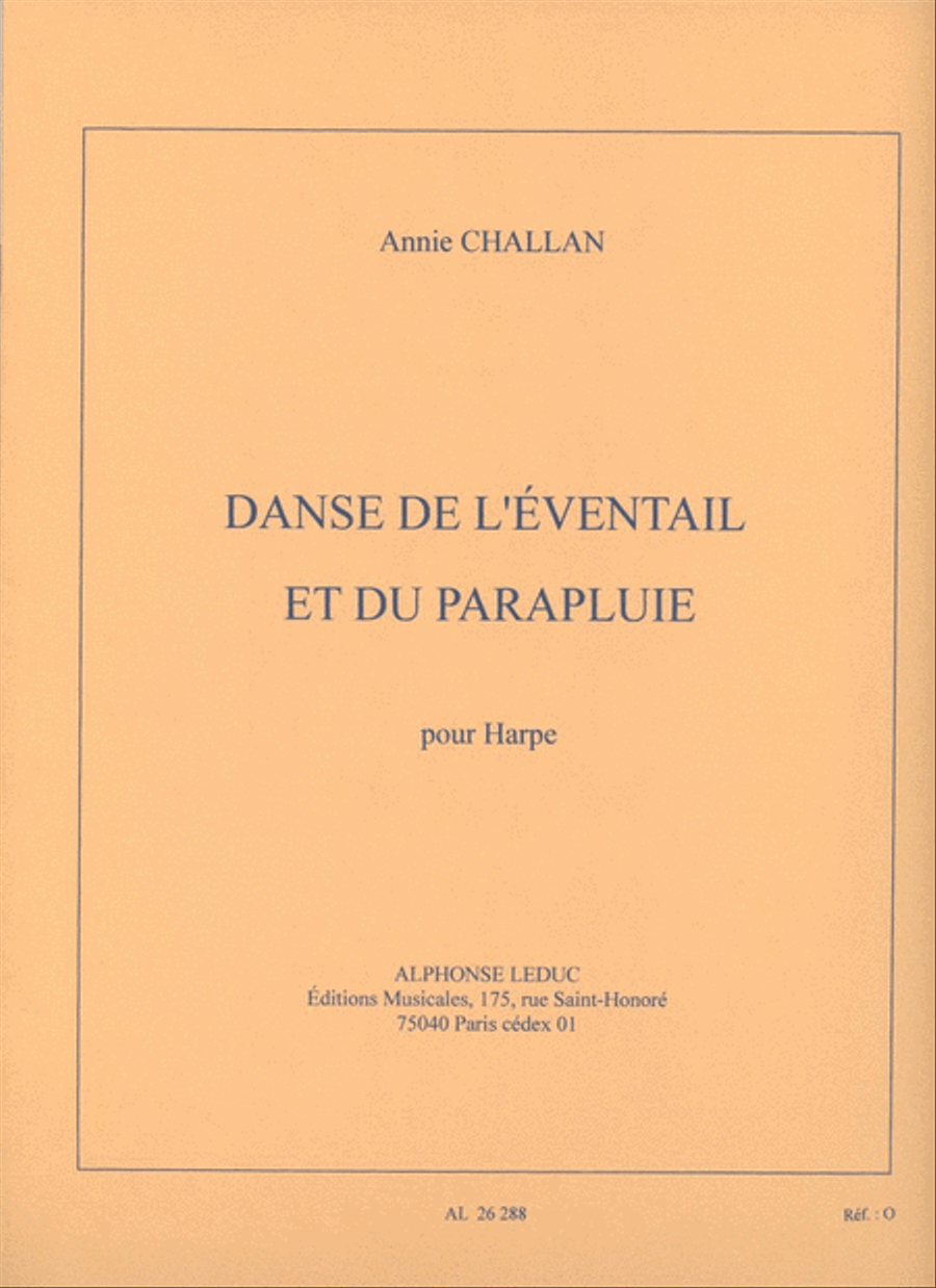 Danse De L'eventail Et Du Parapluie (harp Solo) Harp scores gallery preview page 1