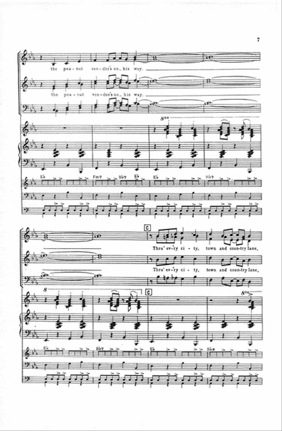 Peanut Vendor (Vocal Score) Divisi scores gallery preview page 6