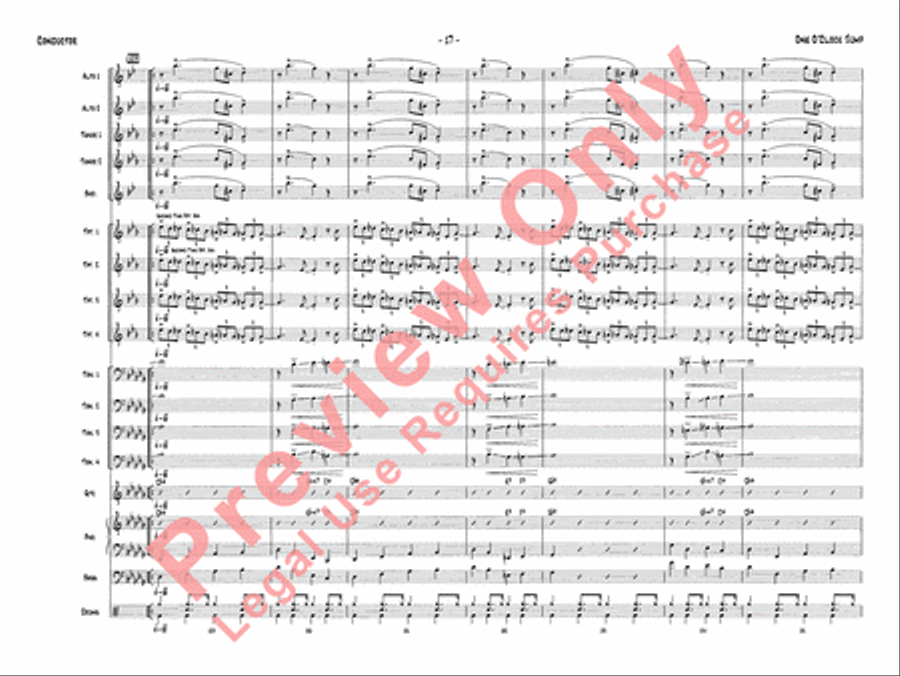 One O'Clock Jump Jazz Ensemble scores gallery preview page 20