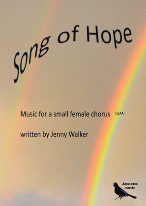 Book cover for Song of Hope - Female voices (SA)