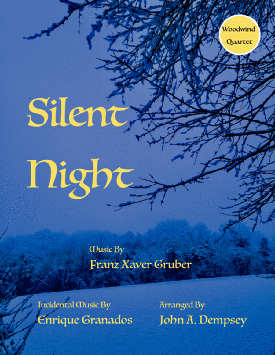 Silent Night (Woodwind Quartet): Flute, Oboe, Clarinet and Bassoon image number null