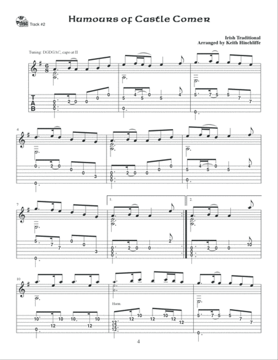 Islands Guitar Interpretations of Celtic Music Fingerpicking Guitar scores gallery preview page 5