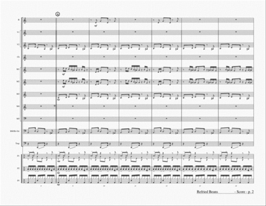 Refried Beans Set of Parts scores gallery preview page 2