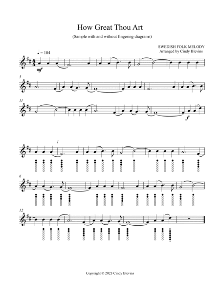 13 Hymns and Patriotic Songs, Solo Tin Whistle image number null