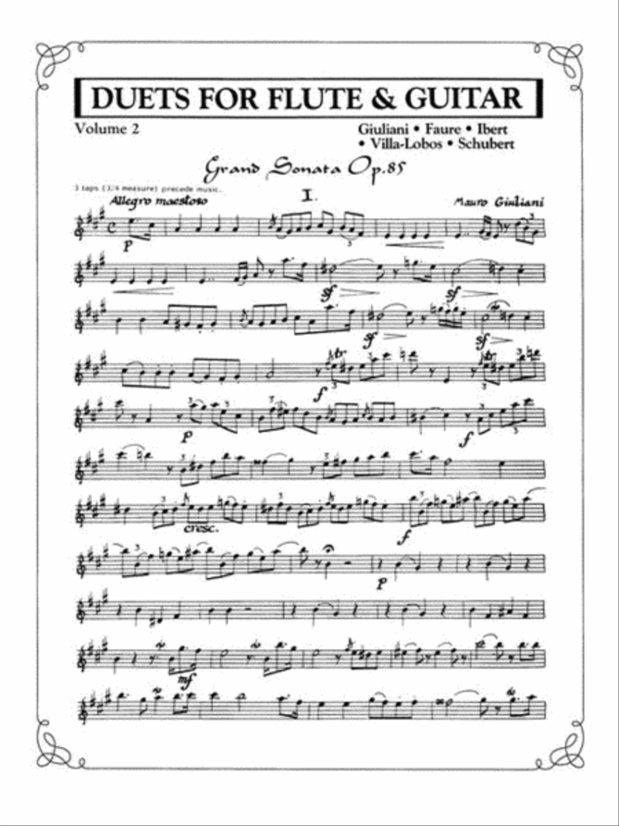 Duets for Flute & Guitar - Vol. 2 Flute scores gallery preview page 4