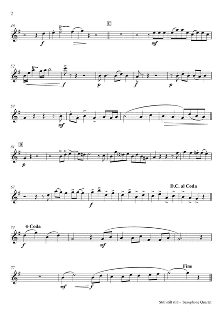 Still Still Still - Christmas song - Saxophone Quartet image number null