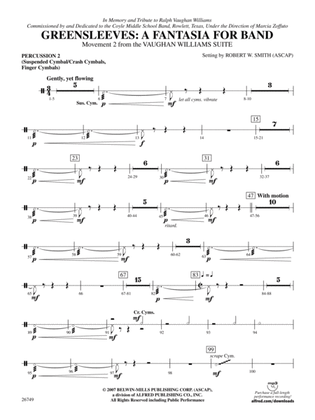 Greensleeves: A Fantasia for Band: 2nd Percussion