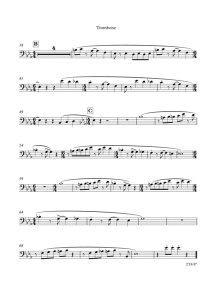 Key Workers Calypso for Trombone and Piano from the Corona Suite by Simon Peberdy image number null