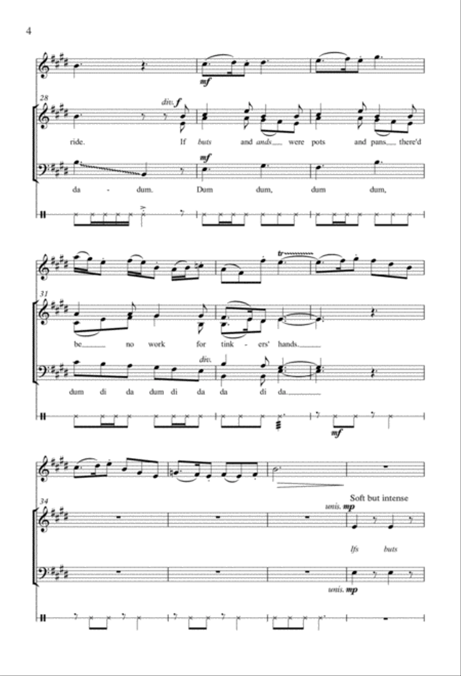 Conventional Wisdom 4-Part scores gallery preview page 3
