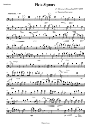 Pieta Signore (For trombone and organ)