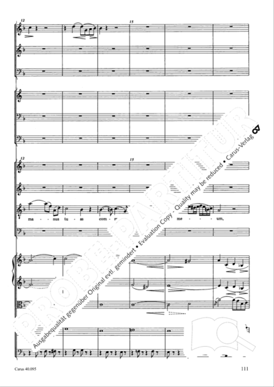 The Seven Words (Die Sieben Worte) 4-Part scores gallery preview page 126
