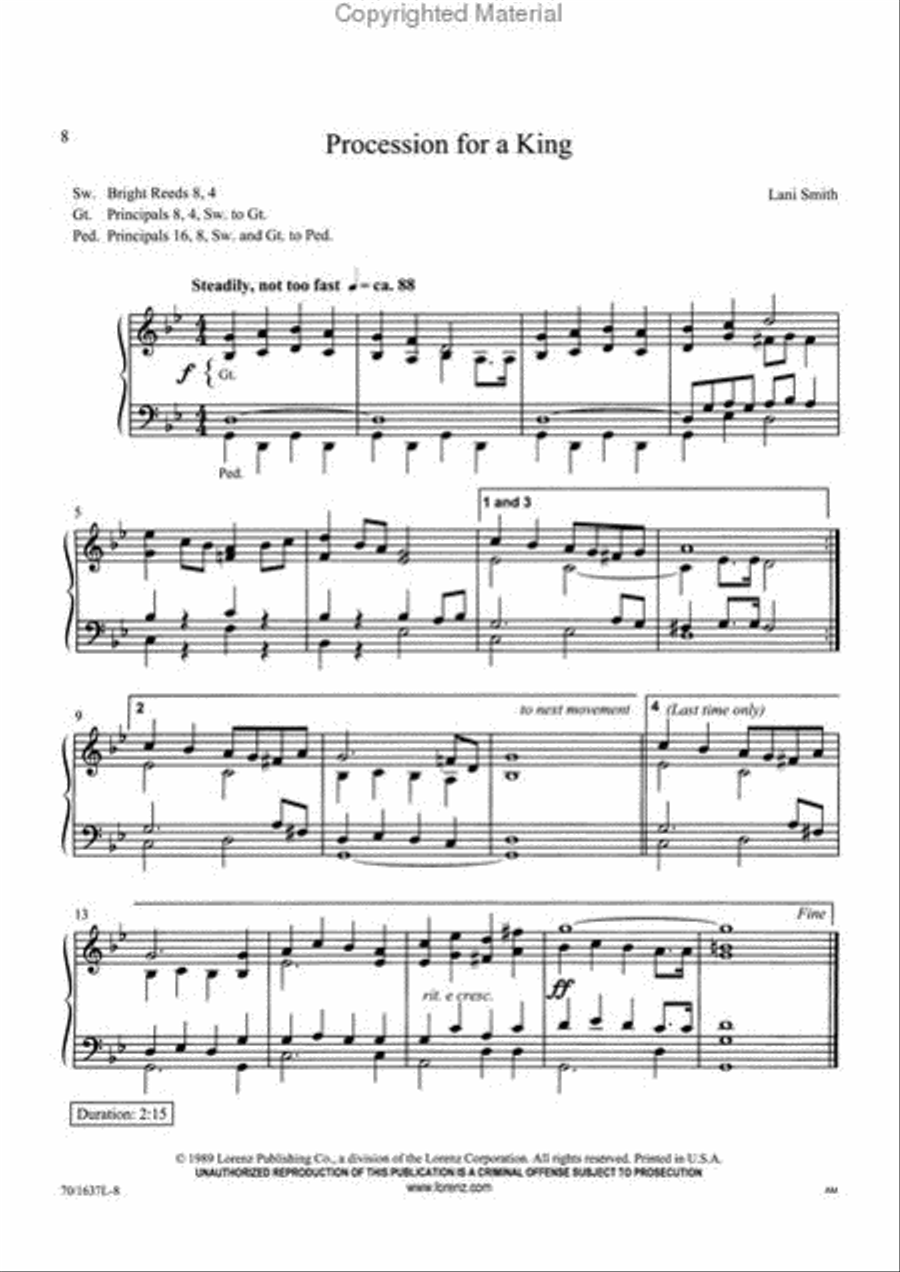 Cross of Jesus Organ Solo scores gallery preview page 3